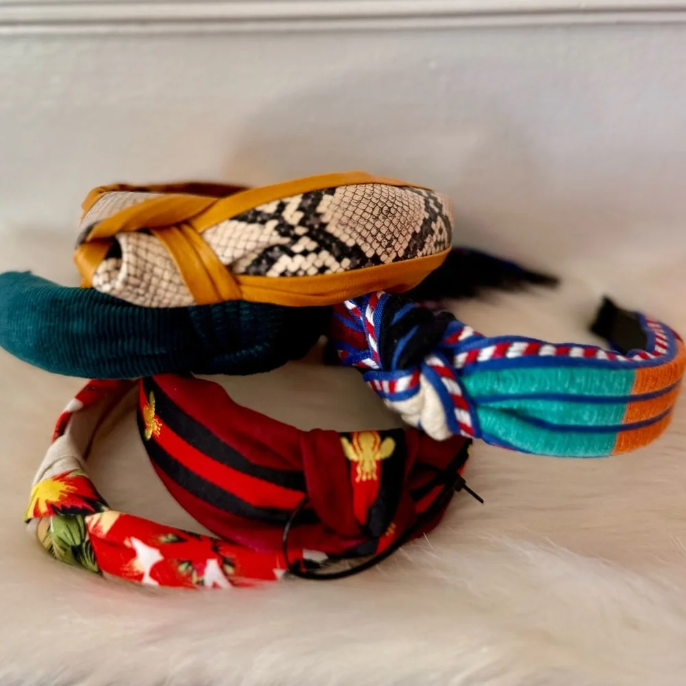 Set of 5 Colorful headbands